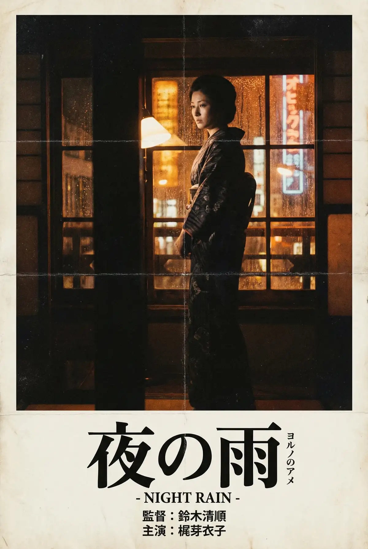 日本伦理电影海报 - 夜之雨，蜜芽宝贝官网 馆藏经典